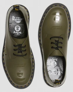 Shop 1461 AAPE Smooth Leren Schoenen UNISEX Veterschoenen|Schoenen