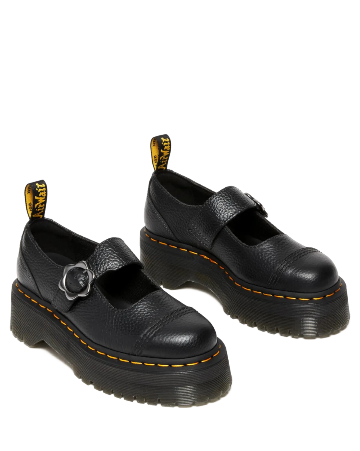 Store Addina Bloemengesp Leren Platform Schoenen UNISEX Platform Schoenen|Mary Jane Schoenen