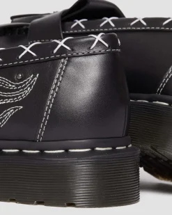 Outlet Adrian Contrasterende Steek Leren Tassel Loafers Originals|Nieuw Binnen