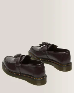 Clearance Adrian Gele Stiksel Smooth Leren Tassle Loafers WOMENS Originals|Nette Schoenen