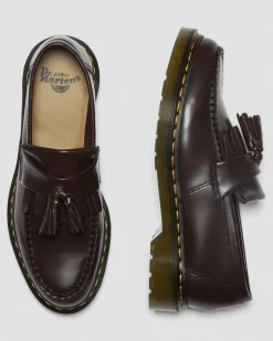 Clearance Adrian Gele Stiksel Smooth Leren Tassle Loafers WOMENS Originals|Nette Schoenen