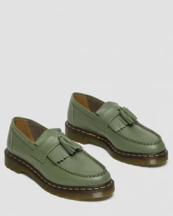 Outlet Adrian Gele Stiksel Smooth Leren Tassle Loafers WOMENS Heren Sale|Originals