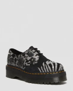Sale 1461 Animal Clash Leren & Suède Platform Schoenen MENS Heren Sale|Veterschoenen
