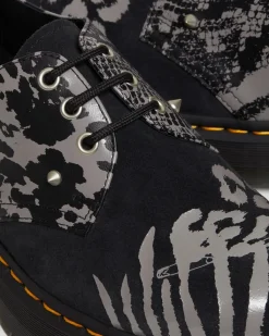 Sale 1461 Animal Clash Leren & Suède Platform Schoenen MENS Heren Sale|Veterschoenen