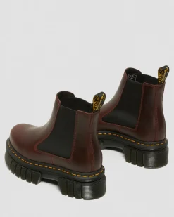 Best Audrick Brando Leren Platform Chelsea Laarzen WOMENS Enkellaarzen|Chelsea Boots