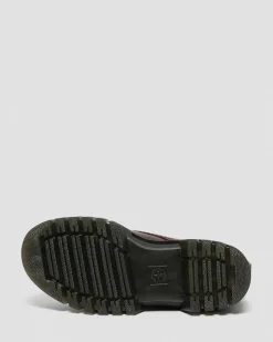 Cheap Audrick Brando Leren Platform Veterlaarzen WOMENS Veterlaarzen|Platform Laarzen