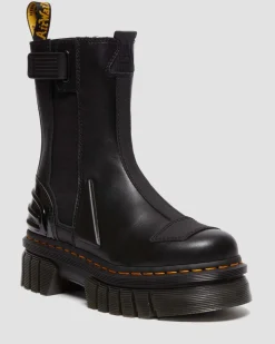 Clearance Audrick Hi Platform Chelsea Laarzen UNISEX Enkellaarzen|Zachte Leren Laarzen