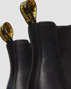 Online Audrick Leren Platform Chelsea Boots met Contrasterende Zool WOMENS Enkellaarzen|Chelsea Boots