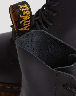 Discount Audrick Leren Platform Veterlaarzen met Contrasterende Zool WOMENS Veterlaarzen|Enkellaarzen