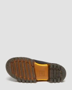 Discount Audrick Leren Platform Veterlaarzen met Contrasterende Zool WOMENS Veterlaarzen|Enkellaarzen