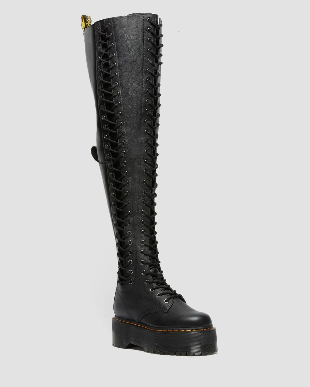 Best Azreya Max Leren Platform Laarzen met 26-veterogen WOMENS Hoge Laarzen|Platform Laarzen
