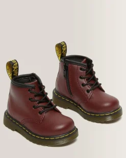 Hot Baby 1460 Softy T Leren Enkellaarzen KIDS Meisjes Schoolschoenen|Jongens Schoolschoenen