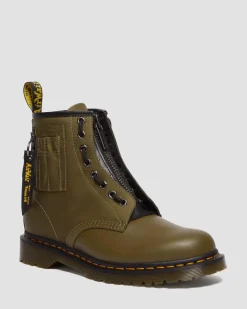 Store 1460 BEN ALPHA INDUSTRIES LEREN & NYLON LAARS UNISEX Nieuw Binnen|Trending Stijlen