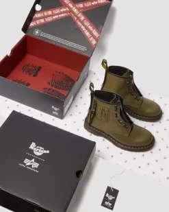 Store 1460 BEN ALPHA INDUSTRIES LEREN & NYLON LAARS UNISEX Nieuw Binnen|Trending Stijlen