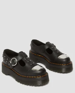 Store Bethan Piercing Leren Platform Mary Jane Schoenen Platform Schoenen|Mary Jane Schoenen