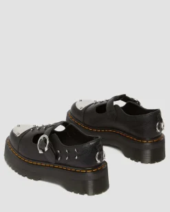 Store Bethan Piercing Leren Platform Mary Jane Schoenen Platform Schoenen|Mary Jane Schoenen