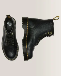 Fashion 1460 Bex Imitatiebont Gevoerde Leren Veterlaarzen GIFTS Platform Laarzen|Enkellaarzen