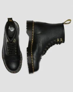 Fashion 1460 Bex Imitatiebont Gevoerde Leren Veterlaarzen GIFTS Platform Laarzen|Enkellaarzen
