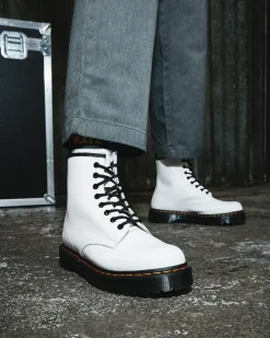 Outlet 1460 Bex Smooth Leren Platformlaarzen WOMENS Heren Sale|Platform Laarzen