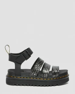 Outlet Blaire Dames Wild Croc Leren Sandalen WOMENS Lichte Sandalen|Sandalen