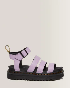 Online Blaire Pisa Leren Platform Sandalen met Band WOMENS Dames Sale|Lichte Sandalen