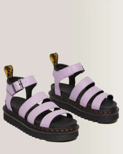 Online Blaire Pisa Leren Platform Sandalen met Band WOMENS Dames Sale|Lichte Sandalen