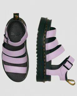 Online Blaire Pisa Leren Platform Sandalen met Band WOMENS Dames Sale|Lichte Sandalen