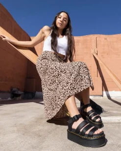 Discount Blaire Quad Hydro Leren Platform Gladiator Sandalen WOMENS Lichte Sandalen|Platform Sandalen