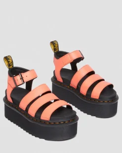 Shop Blaire Quad Pisa Leren Platform Sandalen met Band UNISEX Dames Sale|Lichte Sandalen