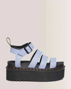 New Blaire Quad Pisa Leren Platform Sandalen met Band UNISEX Dames Sale|Lichte Sandalen