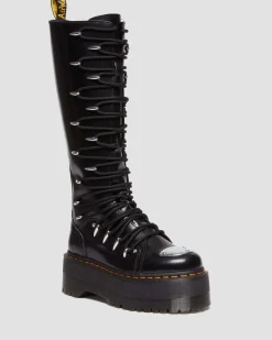 Flash Sale 1B60 LTT Max Kniehoge Platform Veterlaarzen UNISEX Hoge Laarzen|Veterlaarzen