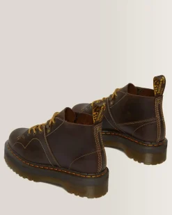 Fashion Church Arc Crazy Horse Platform Monkey Laarzen Trending Stijlen|Platform Laarzen