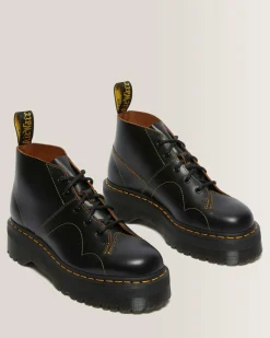 Fashion Church Quad Leren Platform Monkey Boots MENS Trending Stijlen|Platform Laarzen
