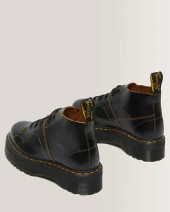 Fashion Church Quad Leren Platform Monkey Boots MENS Trending Stijlen|Platform Laarzen