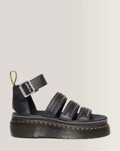 Store Clarissa II Quad Hardware Gemalen Nappa Leren Platform Sandalen WOMENS Dames Sale|Platform Sandalen