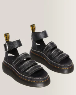Store Clarissa II Quad Hardware Gemalen Nappa Leren Platform Sandalen WOMENS Dames Sale|Platform Sandalen