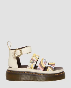Cheap Clarissa II Quad Retro Canvas Vegan Platform Sandalen met Riem UNISEX Vegan|Platform Sandalen
