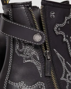 Best Sale 1460 Contrasterende Steek Leren Veterlaarzen Originals|Nieuw Binnen