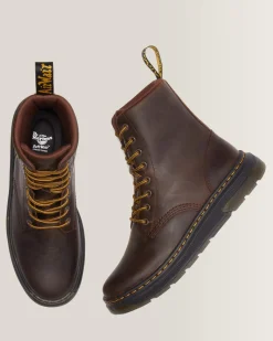 Clearance Crewson Leren Veterlaarzen UNISEX Nieuw Binnen|Trending Stijlen