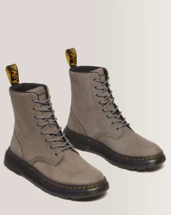 Online Crewson Leren Veterlaarzen UNISEX Suède|Trending Stijlen