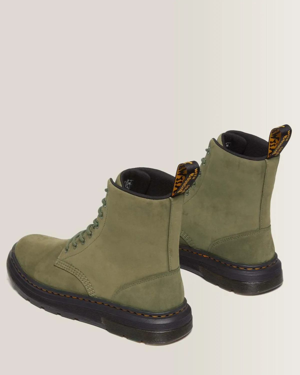 Discount Crewson Leren Veterlaarzen UNISEX Suède|Trending Stijlen