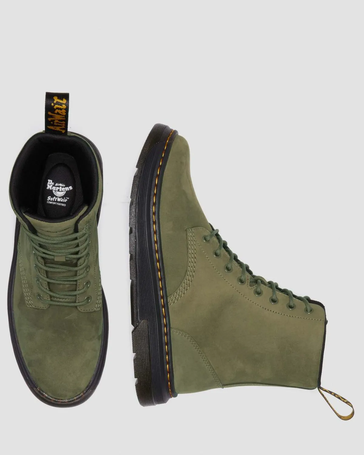 Discount Crewson Leren Veterlaarzen UNISEX Suède|Trending Stijlen