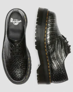 Flash Sale 1461 Croc Emboss Leren Platform Schoenen WOMENS Platform Schoenen