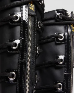 Store Daria 1B60 Bex Leren Kniehoge Veterlaarzen UNISEX Hoge Laarzen|Veterlaarzen