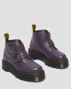 Online Devon Heart Leren Platform Laarzen WOMENS Platform Laarzen|Zachte Leren Laarzen