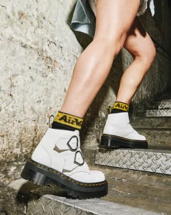 Flash Sale Devon Heart Leren Platform Laarzen WOMENS Enkellaarzen|Platform Laarzen
