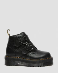 Sale Devon Heart Leren Platform Laarzen WOMENS Enkellaarzen|Platform Laarzen