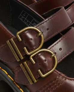 Best EVIEE LEREN MARY JANE SCHOENEN MET UITLOPENDE HAK WOMENS Hakken|Nieuw Binnen