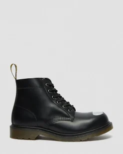 Clearance 101 Exposed Stalen Neus Leren Laarzen MENS Enkellaarzen|Veterlaarzen