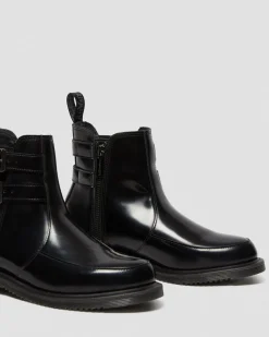 Online FLORA GEPOLIJSTE SMOOTH LEREN CHELSEA BOOTS WOMENS Chelsea Boots
